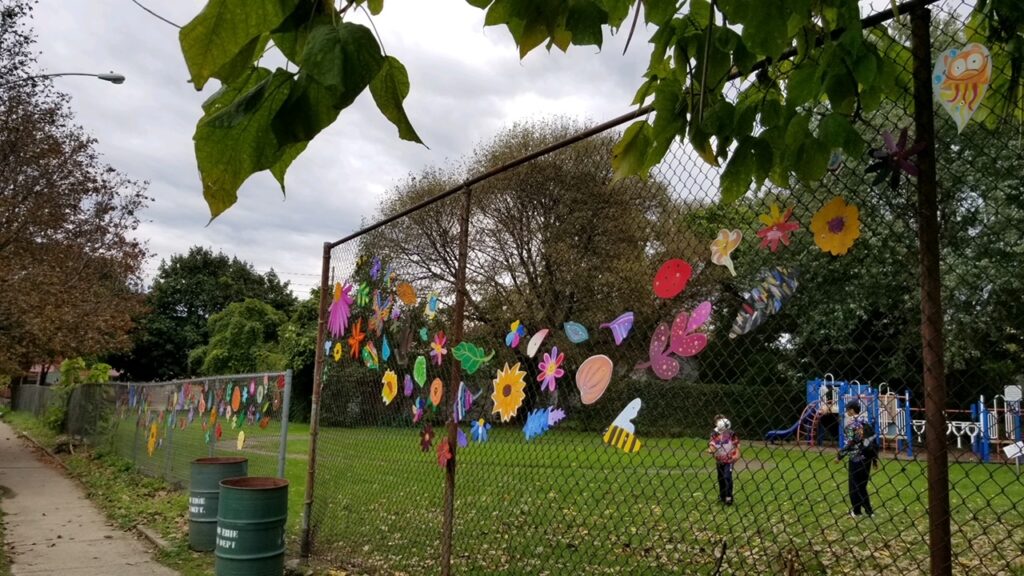  Creating With Community X ActiveErie Cutout Installation: Ruby Schaaf Park